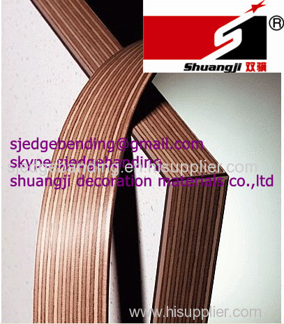 2013 hot selling solid high gloss woodgrain pvc edge banding for middle east market
