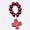 2013 religious rad wooden finger rosary