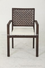 Garden rattan furniture dining table and chairs