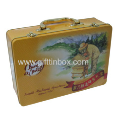 Biscuit gift tin box