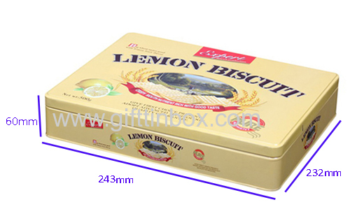 Biscuit tin box F03021-BT