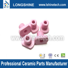 95% alumina textile ceramic eyelet with screw thread