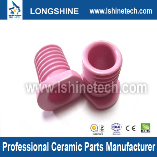 resistant alumina ceramic eyelet with screw thread