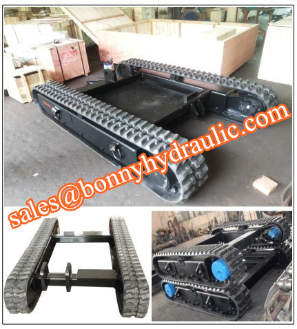 rubber crawler undercarriage track system