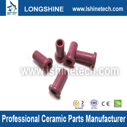 crimson textile ceramic eyelet with groove