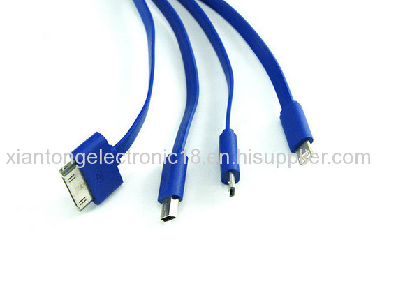 4 In 1 Usb Cable For Iphone4/4gs/samsung/iphone5/mini