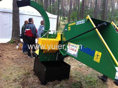 PTO wood shredder chippers with CE