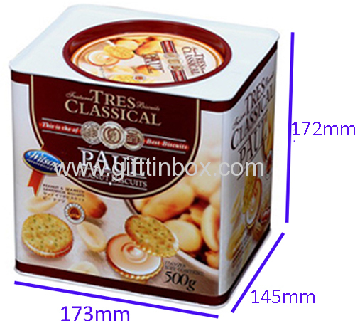 Biscuit tin box F03040-BT