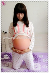 Pure silicone made safely wear fake pregnant belly for film