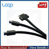 3 in 1 usb cable bulk For iPhone 4/Micro USB/Samsung Galaxy Tab/mini