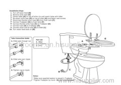 T8100 Cold Water Toilet Bidet