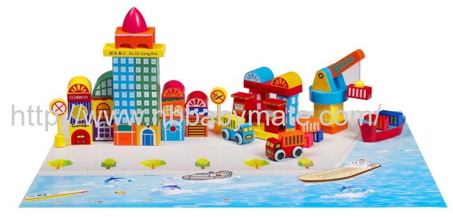 plastic building block -- port 47pcs