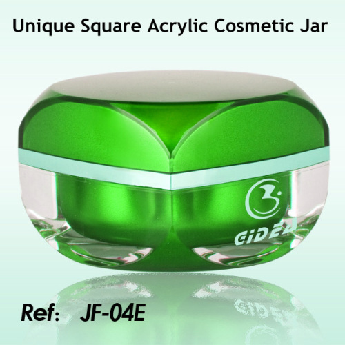 15ml square acrylic jar