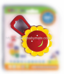 smile sunflower Baby rattle