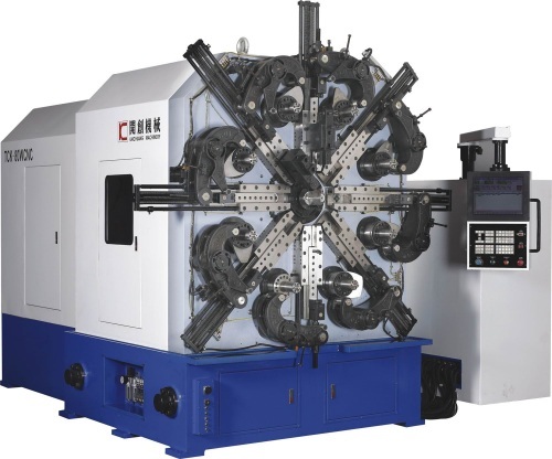 4 or 5 AXES CNC VERSATILE SPRING COILING MACHINE(WITH WIRE ROTATING)