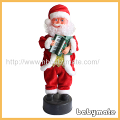 play accordion Santa Claus