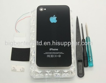 luminescent apple Logo back cover rear housing battery door for iphone 4S