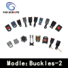 Seat belt buckle types