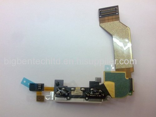 charging port flex cable jack ribbon for iphone 4S