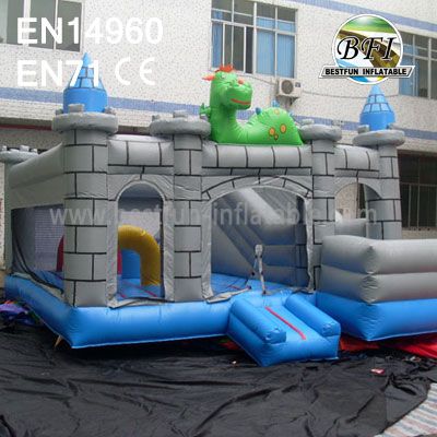 Cartoon Animal Inflatable Castle Combo