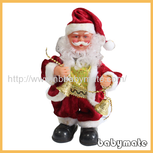 shaking and funny Santa Claus 