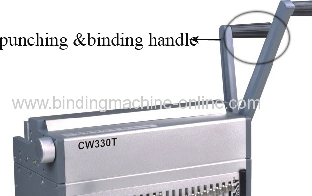 Heavy duty wire binding machine