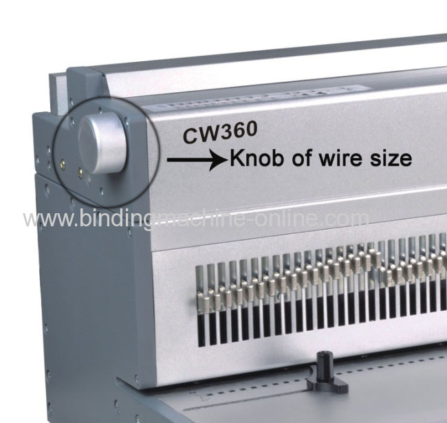 35 sheets wire binding machine