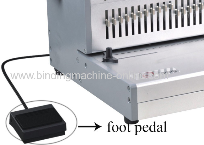 Heavy duty comb binding machine