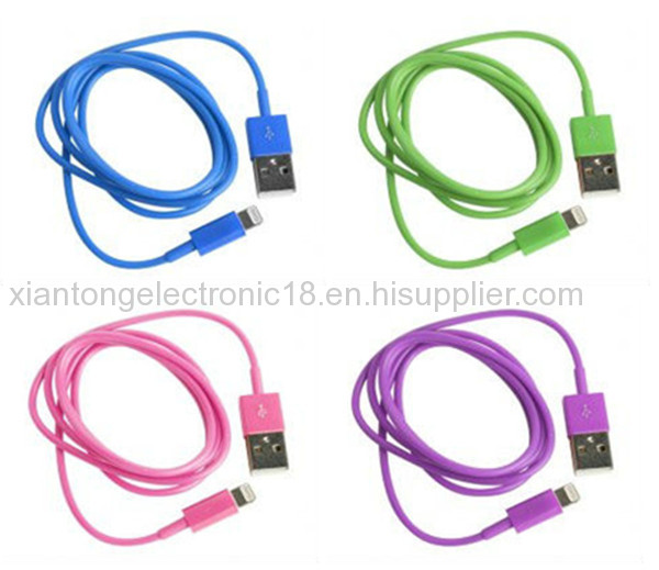 Colorful Cable For Iphone5 alibaba express with perfect quality