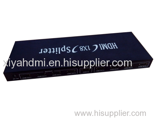 1 in 8 out HDMI splitter