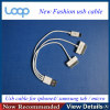 Wholesale 3 In 1 Usb Cable, Wholesale 3 In 1 Usb Cable For Mini /micro /iphone4 e For Mini /micro /iphone4