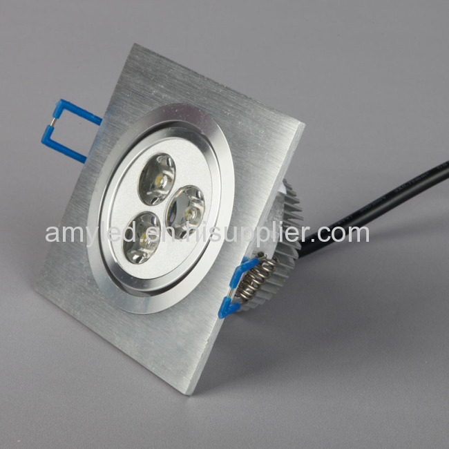 Square 3W LED ceiling light hot sales 2013