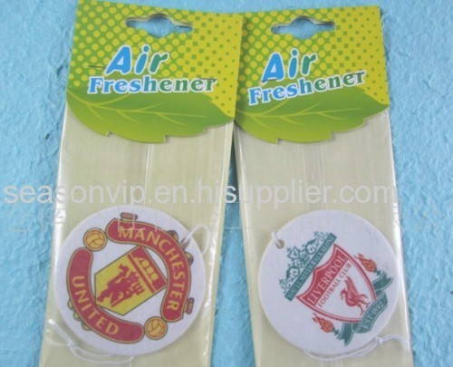 Real Madrid paper car air freshener