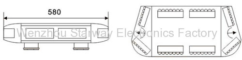 Mini Light bar for Police lightbars and Emergecy Vehicle