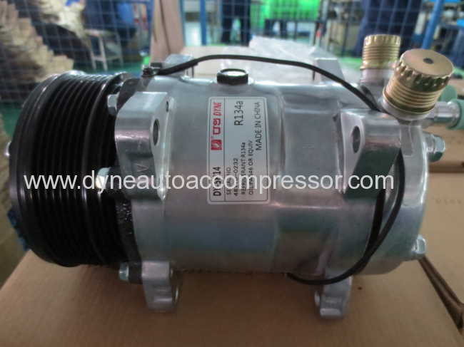 sanden 6629 4514 5h14 DYNE compressor Universal compressors FL CylinderHead508 7PK 8PK 119MM 12V R134a