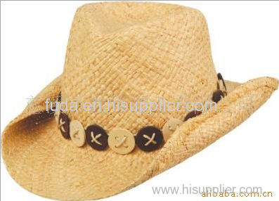 8mm width brim raffia Straw braid Hat