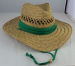 hollow straw hats with 7cm width brim