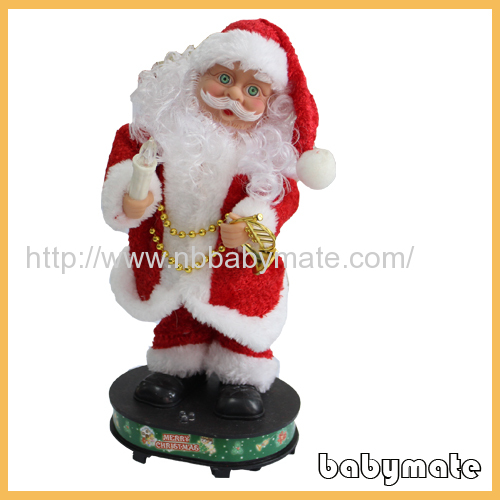  standing on stage Santa Claus