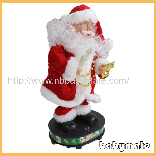  standing on stage Santa Claus