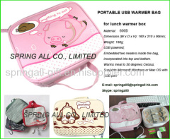 USB warmer Lunch bag