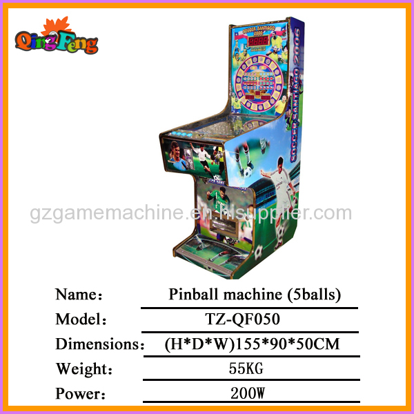 Electronic amusement hottest pinball game machine