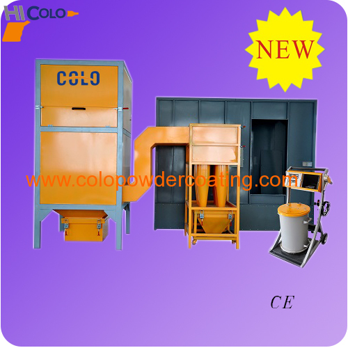 multi cyclone powder spray booth 