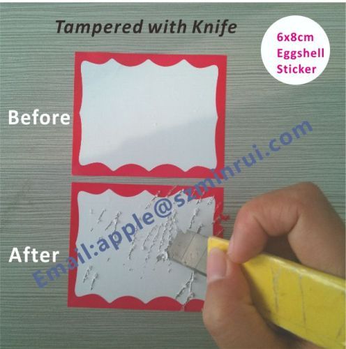 Handwriting Eggshell Stickers Can't Remove