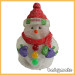 10" transparent body snowman