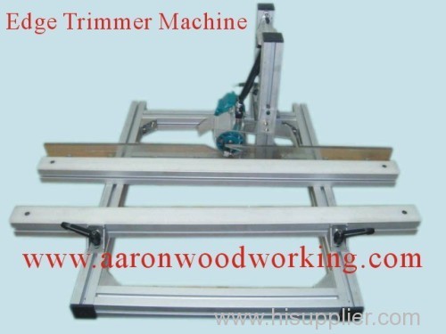 Wood edge trimming machine