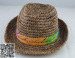 mens fedora hat with the crochet by hand