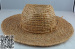 cowboy hat croched by natural raw raffia straw