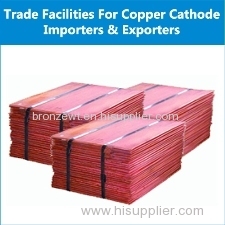 Get Trade Finance Facilities for Copper Cathode Importers & Exporters