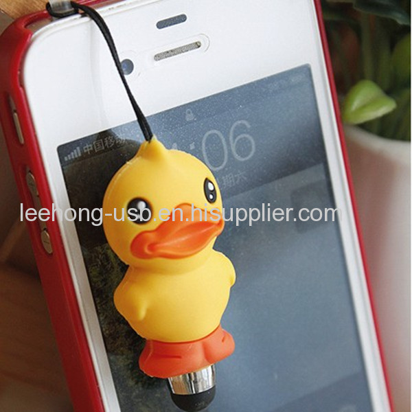 2013 mini cartoon stylus pen for touch screen