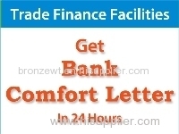 Avail Bank Comfort Letter for Importers & Exporters